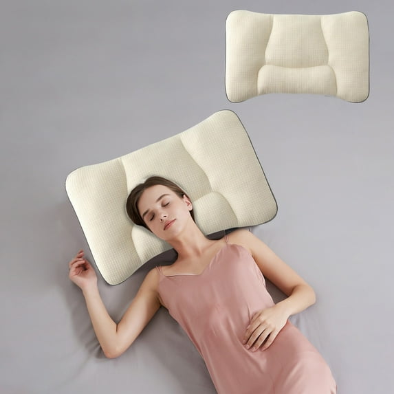 Vfedsrsge Wedge Pillow for Sleep Apnea Lumber Support Pillow for Side Sleeper,29x19in