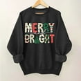 thumbnail image 1 of VgaVtl Christmas Sweatshirts for Women Black Womens Sweatshirts Cute Fashion Crew Neck Pullover Long Sleeve Sweatshirt, 1 of 4