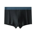 thumbnail image 1 of VgaVtl Cotton Boxers Men Big Mens Underwear Boxer Briefs Soft Breathable Solid Color Workout Underpants,Black L, 1 of 2