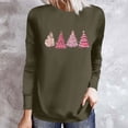thumbnail image 1 of VgaVtl Cotton Womens T Shirt Christmas Long Sleeve Women Plus Size Tops Casual Christmas Tree Holiday Layering Tops,Green XXL, 1 of 5