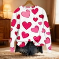 thumbnail image 1 of VgaVtl Long Sleeve Womens Plus Size Sweatshirts Valentines Day Pullover Tops Women Heart Print Soft Loose Festivals Tops, 1 of 5