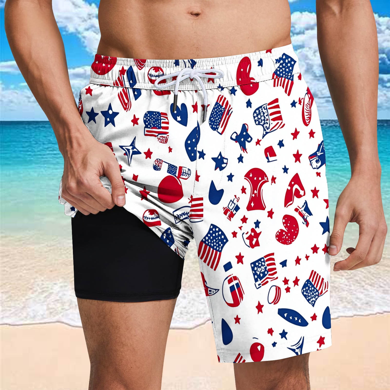 Great Description About American Flag Workout Shorts