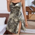thumbnail image 1 of VgaVtl Plus Size Nightgowns for Women Lace White Sleep Shirts for Women Plus Sleeveless Vintage Leopard Print Sleepshirts, 1 of 8