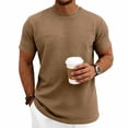 thumbnail image 1 of VgaVtl Summer Men's Tee Shirts Basic Short Sleeve Plain Loose Leisure Retro Crew Neck Everyday Tops for Men, 1 of 9