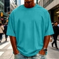 thumbnail image 1 of VgaVtl T Shirt Men Cotton Short Sleeve Big and Tall Summer Tops for Men Casual Plain Basic Everyday Regular, 1 of 5