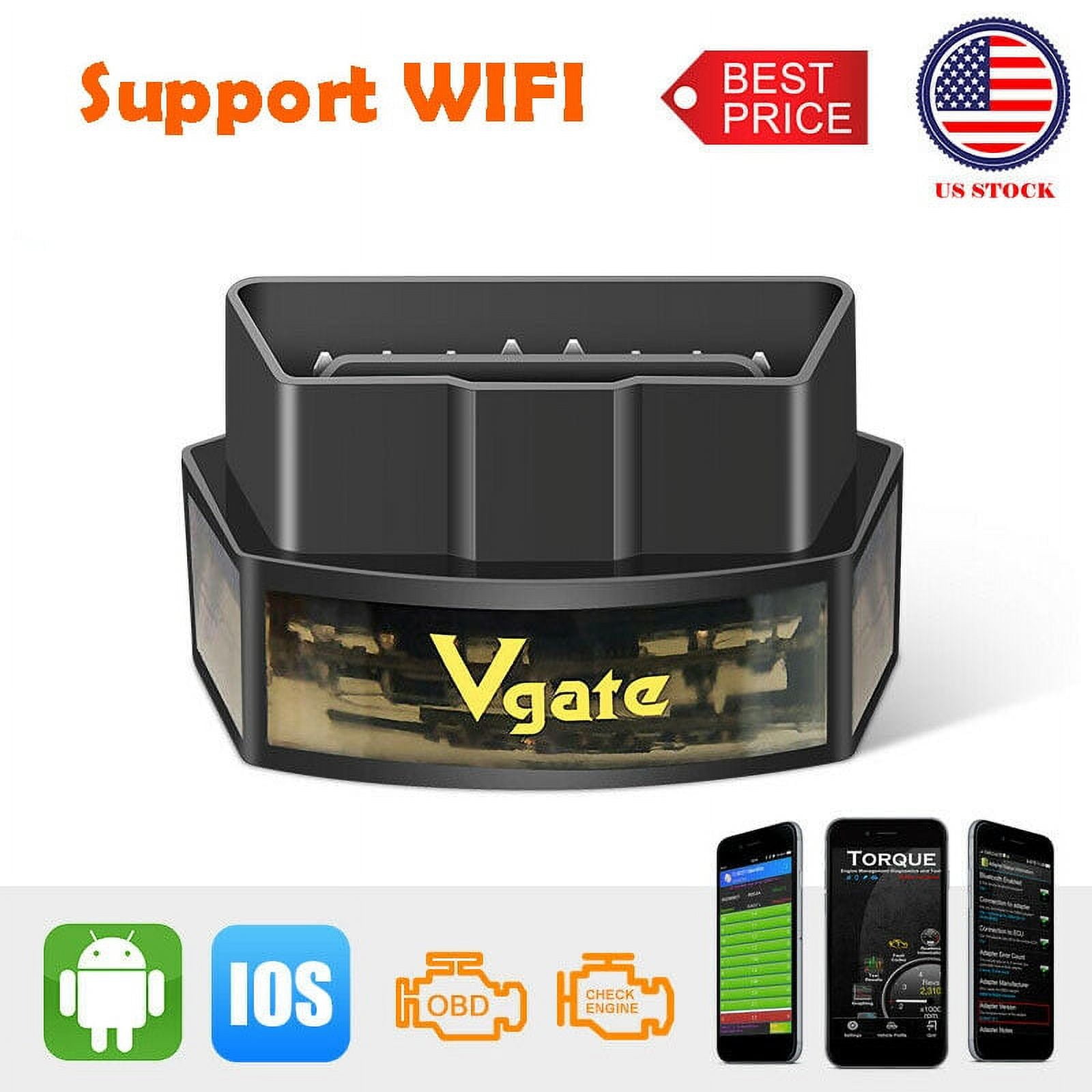 Vgate iCar2 ELM327 Bluetooth WIFI OBD2 Scanner Code Reader Auto Diagnostic  Tool