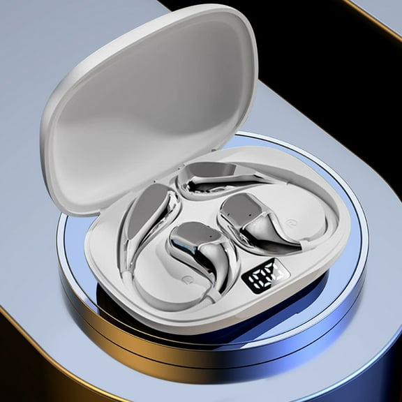 Vggrvlo 2025 Newest Wireless Earbuds Bluetooth 5.3 Headphones 48hrs Play Back Noise Canceling Wireless Sports Ear Buds with Earhook Speed Charge for Smartphone Tablet Computer MP3/4