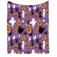thumbnail image 1 of Vggrvlo Up to 25% Off Halloween Halloween Throw Blanket Spooky Ghost Fleece Blanket Flannel Blanket for Home Living Room Couch Bed Chair or Dorm Decor, 1 of 5