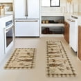 thumbnail image 1 of Vggrvlo 2PCS Easter Decorative Welcome Kitchen Rugs Outdoor Entrance Bunny Non Slip Coir Front Door Mats for Indoor Home Farmhouse Entrance Porch Easter Day Party Decor 16"X24"&16"X48", 1 of 6