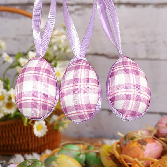 Vggrvlo 3PCS Decorative Easter Eggs Perfect for Suprise Egg for Crafts & Decorating Table Decor Party Decor & Photo Props
