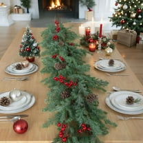 Vggrvlo 6FT Cedar Christmas Garland Green Artificial Greenery Garland Artificial Holiday Decor Faux Greenery Best Christmas Decor