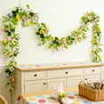 thumbnail image 1 of Vggrvlo 6FT Easter Garlands Artificial Colorful Spring Floral Garland Easter Decorations Spring Flower Garlands for Rustic Mantle Arch Home Table Tree Decoration, 1 of 8