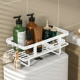 thumbnail image 1 of Vggrvlo Adhesive Shower Caddy Rustproof Stainless Steel Bath Organizers With Large Capacity No Drilling Shelves for Bathroom Storage & Home Decor First Camper Apartment Essentials White, 1 of 6
