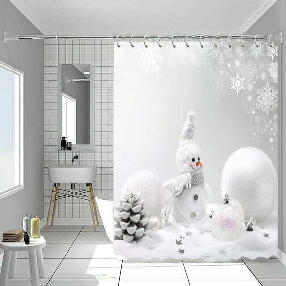 Vggrvlo Bath New Arrivals Shower Curtain or Liner with 12 Hooks Premium PEVA Neutral Thick Cloth Bath Tub for Bathroom 72"x60"