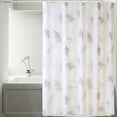 thumbnail image 1 of Vggrvlo Bath New Arrivals Shower Curtain or Liner with 12 Hooks Premium PEVA Waterproof Fabric Shower Curtains for Bathroom 32"x72", 1 of 8