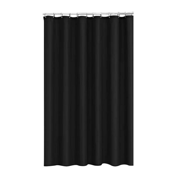 Vggrvlo Bath Savings Bathroom Shower Curtain with 12 Hooks Premium PEVA Premium Flexible Bathroom Accessories for Hotel 32"x72" Clear
