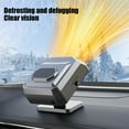 thumbnail image 1 of Vggrvlo Car Heater Portable 12V Car Heaters & Defroster 200W Fast Heating & Cooling Fan Defroster for Car Windshield with 360° Rotary Car Heaters for Vehicle,Car,SUV, 1 of 6
