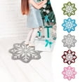 thumbnail image 1 of Vggrvlo Christmas Bathroom Rugs Mats Non Slip Extra Soft Absorbent Chenille Floor Mats Rubber Backing Quick Dry Bath Rugs Mats Snowflake Shape, 1 of 6