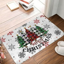 Vggrvlo Christmas Kitchen Mats Rugs Non Slip Extra Soft Absorbent Floor Mats Machine Washable Quick Dry Bathroom Rugs Mats