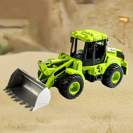 Vggrvlo Diecast Engineering Construction Vehicles Front Loader Made with Sturdy Plastic Toys for Bo-ys Gi-rls