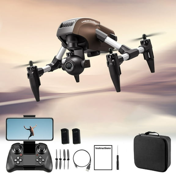 Vggrvlo Drone with 2K HD FPV Camera Auto Return QuickShots Easy to fly Kids Gifts Toys for Boys and Girls