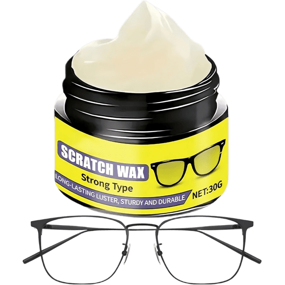 Vggrvlo Eyeglass Scratch Remover Scratch Eraser for Glasses 30g Dust Removal Lens Cleaner For Eyewear Repair Paste With Easy Application For Camera Mirror Windshield Screen （1Pcs）