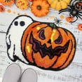 thumbnail image 1 of Vggrvlo Halloween 31"x20" Bath Rugs Mats for bathroom Non Slip Extra Soft Absorbent Chenille Floor Mats Rubber Backing Quick Dry Bathroom Rugs Halloween Decor, 1 of 6