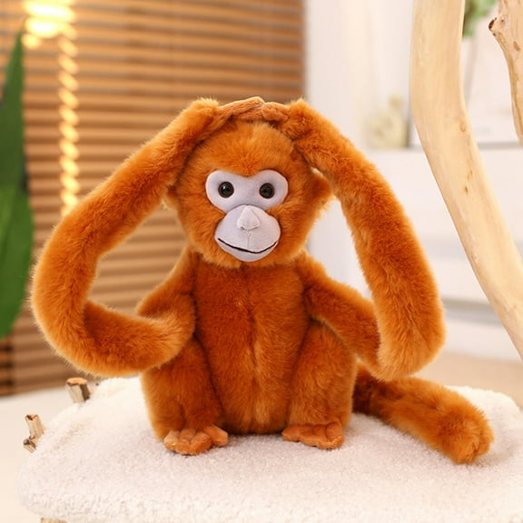 Tupukom Kids Toy Plushies Gift for Girls Boys 9.1 Inch Simulation Golden Monkey Hanging Plush Toy,Great Birthday Halloween&Christmas Gifts for Kids