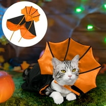 Vggrvlo Pet Halloween Costumes Pet Dracula Costumes for Small Pet Dog (Orange)