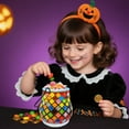 thumbnail image 1 of Vggrvlo Plastic Halloween Candy Bowl DIY Candy Bowl Set with Mosaic Plastic Candy Dish Jar Perfect Halloween Decorations Indoor for Home Fall Thanksgiving Halloween Party Centerpieces Decor, 1 of 7