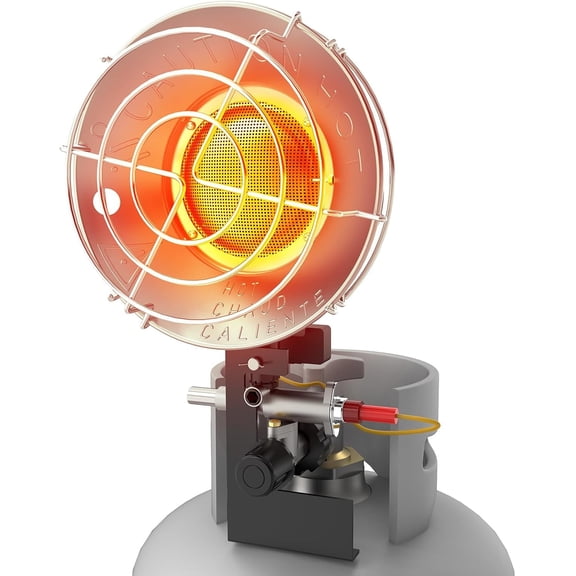 Vggrvlo Portable Propane Heater with Catalytic Burner 15000BTU Propane Heater with Safety Shut-off for Patio, Camping, Fishing, Garage