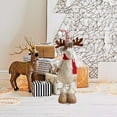 thumbnail image 1 of Vggrvlo Reindeer Christmas Decorations Ornaments Cute Thanksgving Plush Doll for Office Elk Decor Ornaments Centerpiece for Kitchen, Tiered Tray and Home Decor, 1 of 6