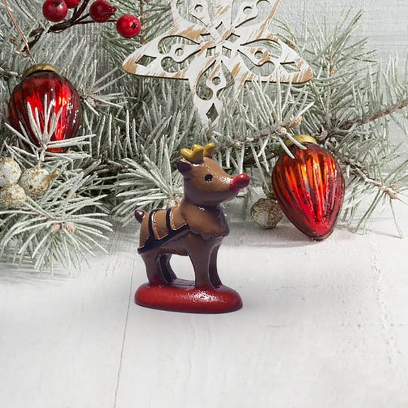 Vggrvlo Reindeer Christmas Gifts Cute Thanksgving Plush Doll for Office Moose Xmas Treetop Ornament for Holiday Party Decor Kids Gifts