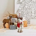 thumbnail image 1 of Vggrvlo Reindeer Plush Tree Topper Adorable Plush Christmas Gifts Moose Xmas Decorative Hanging Ornaments for Home Tiered Tray Tabletop, 1 of 6