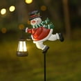 thumbnail image 1 of Vggrvlo Snowman Christmas Solar Pathway Lights Outdoor Decorations Waterproof LED Garden Stake Light with LED String for Walkway Yard Lawn Porch Holiday Decor Best Christmas Gift, 1 of 10