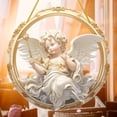 thumbnail image 1 of Vggrvlo Stained Glass Window Hanging Fairy Decor Suncatcher for Birthday, Women, Men, Wife, Aunt, and Mom for Christmas Tree Decoration, Birthday Gift for Mom, 1 of 7