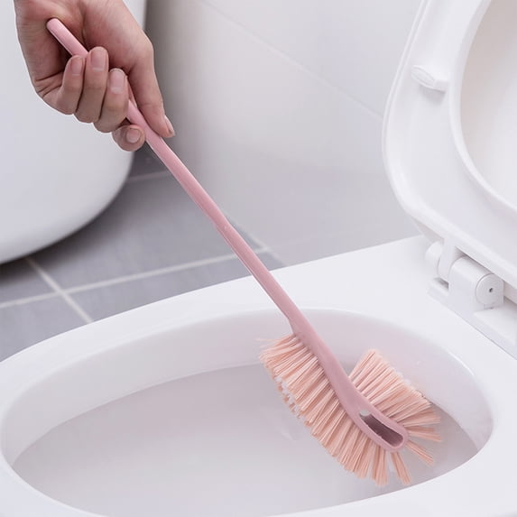 Vggrvlo Toilet Brush and Holder Set Bathroom Deep Cleaning Toilet Cleaner Scrubber for Dead Corner Clean Drip-Proof RV Toilet Brush Suitable for Various Usage scenarios.