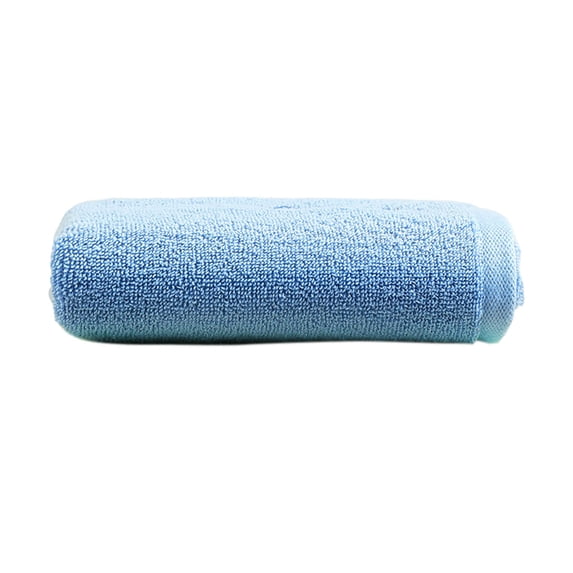 Vggrvlo Under 5 Basics Face Towels Highly Absorbent and Soft Feel Fingertip Towels Premium Quality Flannel Washcloths Blue 10"X20"