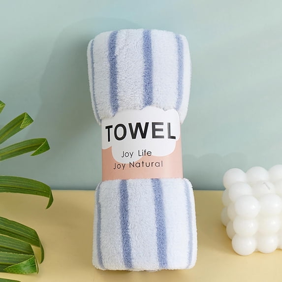 Vggrvlo Under 5 Cotton Wash Cloth Microfiber Coral Fleece Face Towel Machine Washable Washcloths Blue 12"X24"