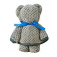 thumbnail image 1 of Vggrvlo Under 5 Cute Bear Wash Cloth Highly Absorbent and Soft Feel Fingertip Towels Machine Washable Washcloths Gray 6"X7", 1 of 5