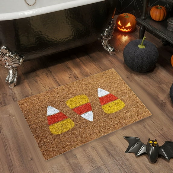 Vggrvlo Under5 Halloween Bathroom Rugs Non Slip Extra Soft Absorbent Outdoor Rug Machine Washable Quick Dry Rugs for Living Room Halloween Decorations Indoor