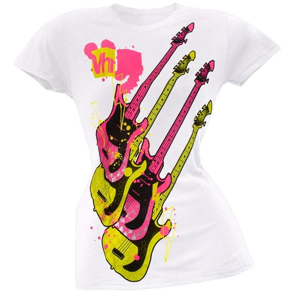 Vh1 - Repeated Guitars Juniors T-Shirt - X-Large