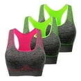 thumbnail image 1 of Vhkiploz 3PCS Sport Bra for Women Seamless Mesh Active Workout Bra, Wirefree Full Support Workout Yoga Bra Stretch Active Bra for All-Day Wear, 1 of 4