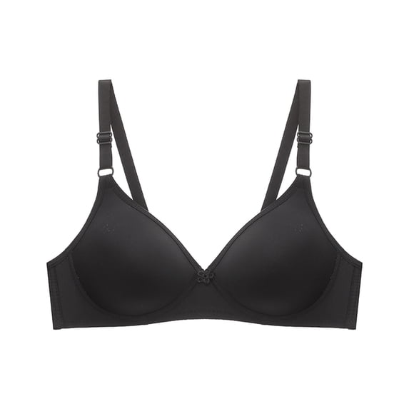 Vhkiploz Seamless Bra for Women Lift Wireless Push Up Bra Adjustable Strap Natural Shaping Bra for All-Day Wear