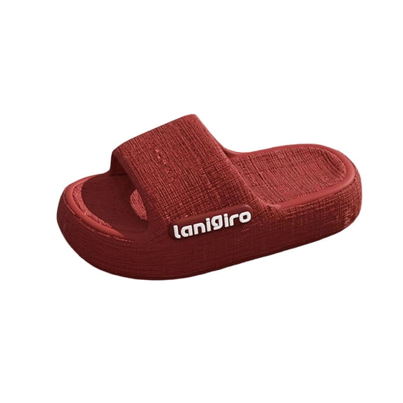 Vhkiploz Summer House Shoes for Womens Open Toe Thick Sole Slides for Bathroom Pool Plus Size Slipper