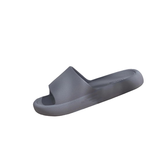 Vhkiploz Unisex House Shoes for Womens Mens Vertical Ribbed Thick Sole Cloud Slides for Bathroom Pool Plus Size Summer Slipper
