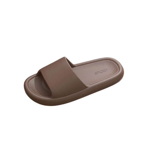 Vhkiploz Unisex House Shoes for Womens Mens Vertical Ribbed Thick Sole Cloud Slides for Bathroom Pool Plus Size Summer Slipper