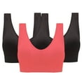 thumbnail image 1 of Vhkiploz Wireless Sport Bra for Women Plus Size Full Coverage Support Everyday Bra Stretch Mesh Breathable Active Workout Bra for All-Day Wear, 1 of 6