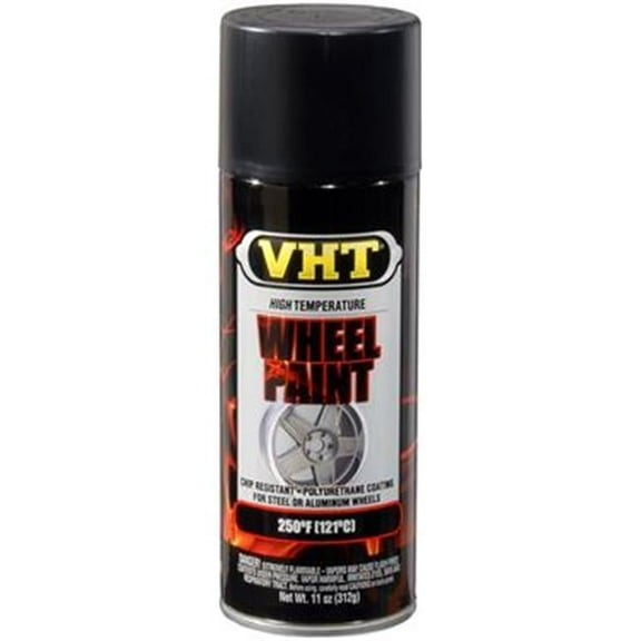 Vht SP183 Wheel Paint Can - 11 Oz.- Satin Black