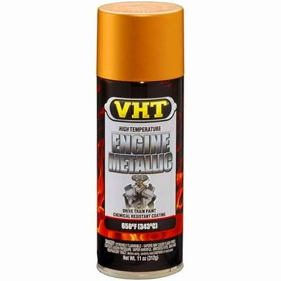 Vht SP404 Engine Metallic - Gold Flake Paint Can- 11 Oz.
